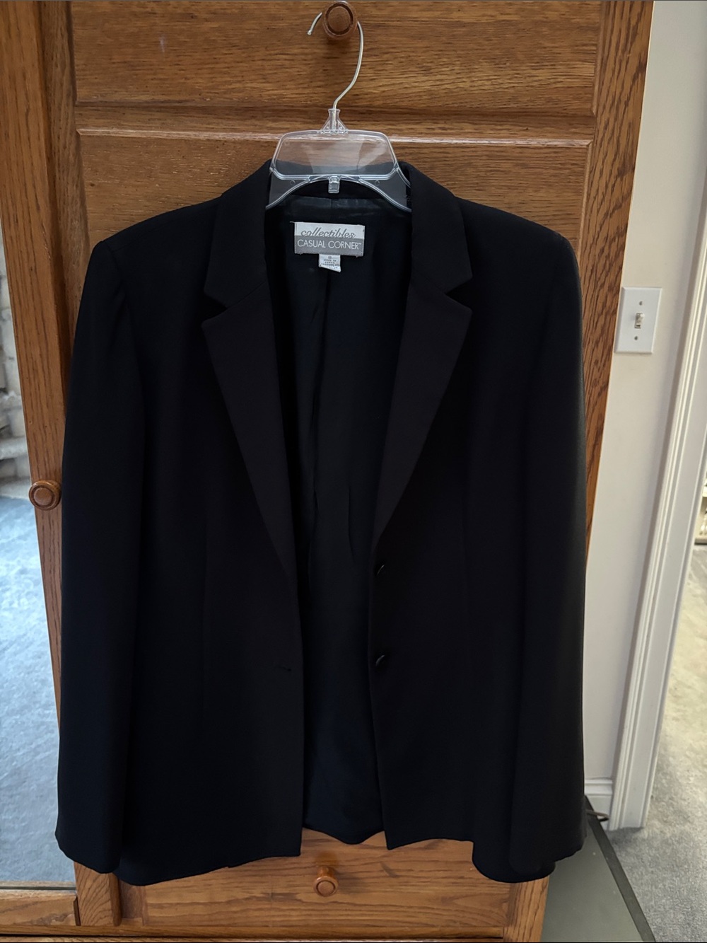 Casual Corner women’s Black Blazer - Classic Tailored vintage brand